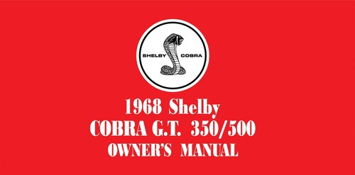 1968 shelby cobra gt350 - 1968,