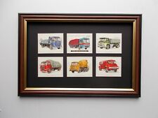 CLASSIC LORRIES TRADING CARDS FRAMED