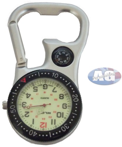 Silver carabiner sprung - carabiner,
