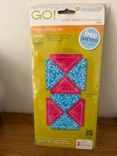 Accuquilt Go! Go Baby die quarter square 2 inch finished triangle Rare. 55393