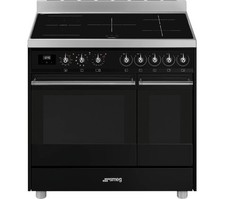 NEW Graded SMEG C92IPBL9-1 90 cm Induction Range Cooker BLK RRP£1999 R38