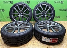 GENUINE VW GTD 18” 5x112 ALLOY WHEELS + BRAND NEW TYRES CADDY GOLF SEAT SKODA