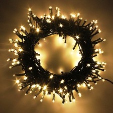 100-2000 LED String Fairy Lights Mains Plug In Outdoor Christmas Tree Home Decor