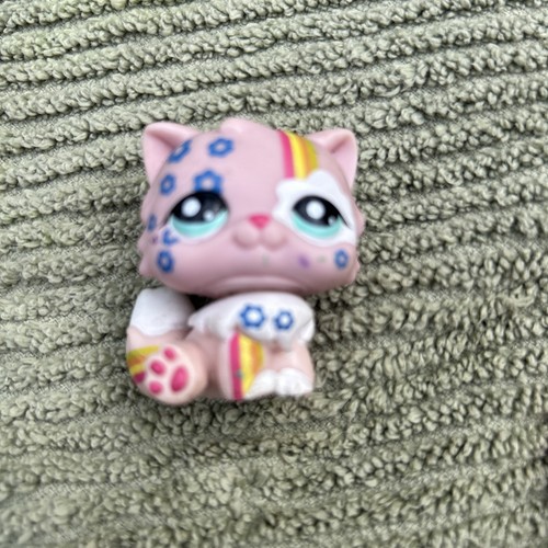 Littlest pet shop pink cat - pet,