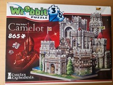 Wrebbit 3D Puzzle King Arthur's Camelot Castle 3D Jigsaw 865 Piece COMPLETE VGC