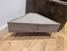 Swoon - Halle - RP 399 - Corner TV Unit - Grey - Mango Wood