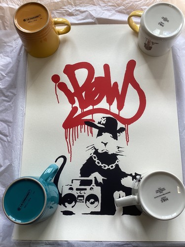 Banksy gangsta rat - gangsta, screen