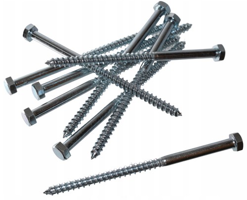 Coach screws zinc - (8mmØ),