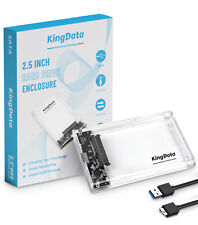 KingData USB 3.0 SATA External Hard Drive Case 2.5 Inch Enclosure Caddy HDD SSD
