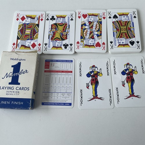 Waddingtons no1 playing cards - no1,