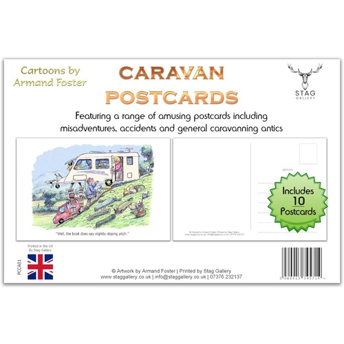 Caravan humour cartoon - humour, funny