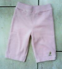 Baby Girl Juicy Couture Pink Velour Tracksuit Trousers Age 6-12 months
