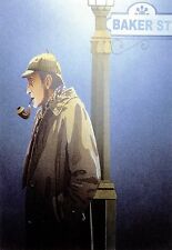 Art Poster Sherlock Holmes Retro Popart    Print