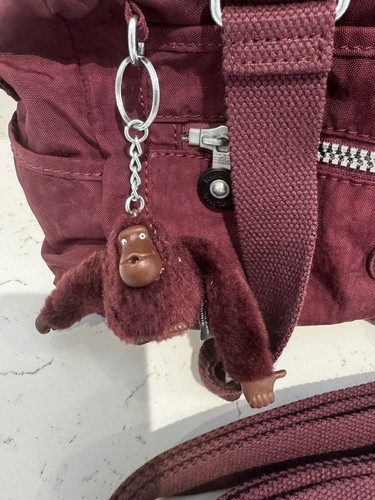 Kipling purple maroon handbag - purple/maroon,