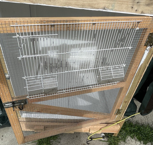 Wooden chicken house coop - wooden, with