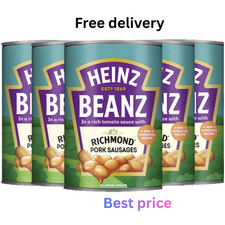 Heinz Baked Beans & Richmond Pork Sausages 6 x 415G