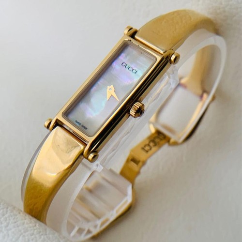 Gucci 1500l square gold - gold, shell
