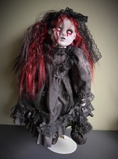 OOAK Gothic Creepy Horror Halloween  Porcelain Doll 