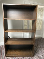 4 Tier Dark Wood Bookcase