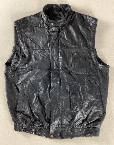 Vintage leather biker - leather,