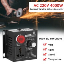 220V 4000W Compact Variable Voltage Controller SCR Voltage Regulator Adjustable