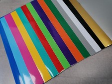10 x A4 Sheets Pack Gloss vinyl self adhesive sticker making craft cameo cricut