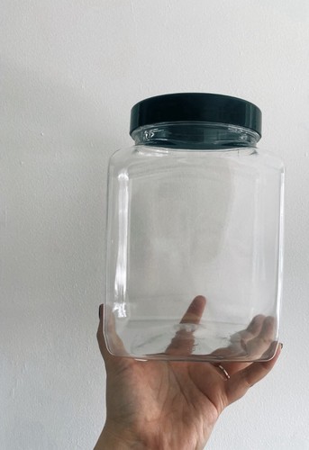 Square storage jars - 2.5l,