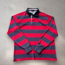 vintage GANT striped colourblock rugby polo shirt