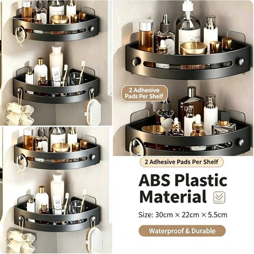 3pcs corner shower rack - corner,