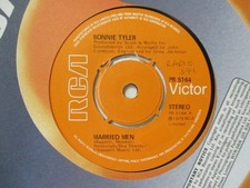 Bonnie Tyler "Married Men" RCA UK 7" Single EX