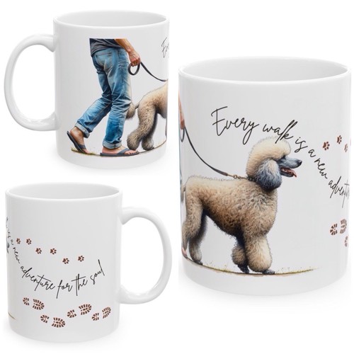 11oz ceramic standard poodle - 11oz,