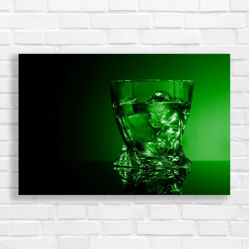 Whisky the rocks green - on,