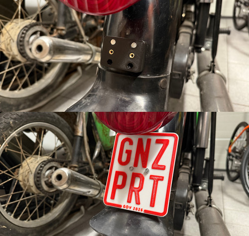 Simson s51 s50 license plate - s50,