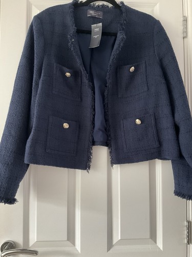 Ladies blue short jacket marks - blue,