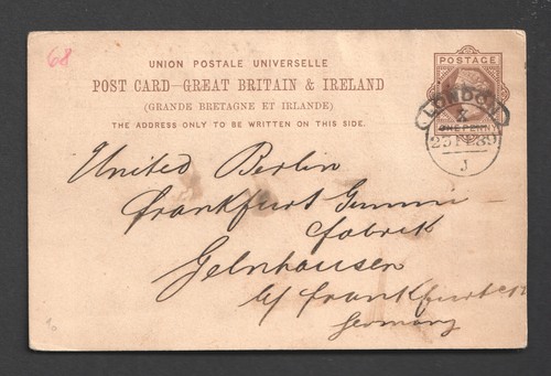Postal stationery - 1d,