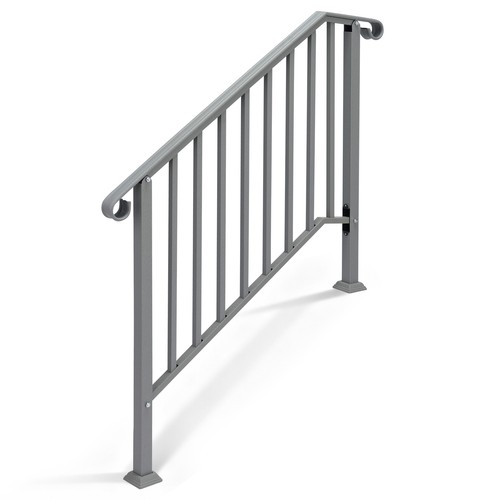 Iron handrail for - 3-4, steps
