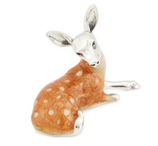 Saturno Silver and Enamel Doe