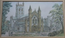 Buckfast Abbey Devon Print