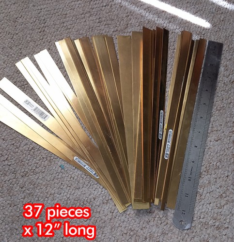 Brass flat bar plate strip - flat,