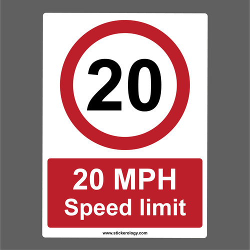 Mph speed limit - 20, multi