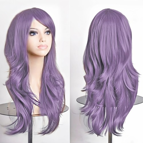 Women long hair wig straight - long,