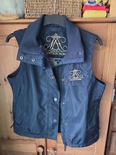 Mountain Horse Scarlet Vest Gillet, Navy With Gold Embroidery Size Medium