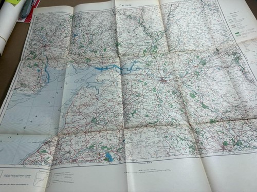 1938 map carlisle maryport - map,