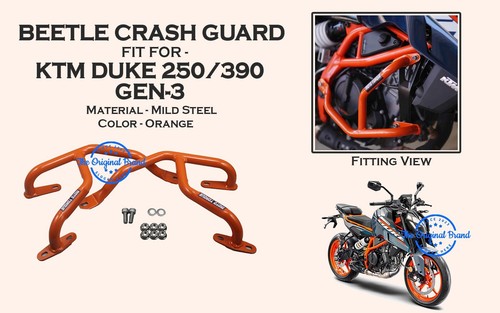 Ktm orange beetle crash guard - beetle,