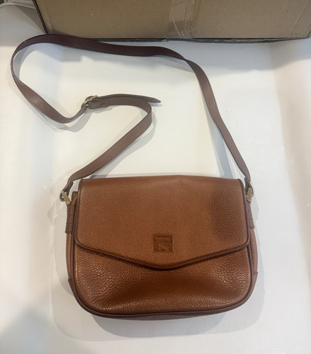 Burberry brown pebbled leather - burberry,