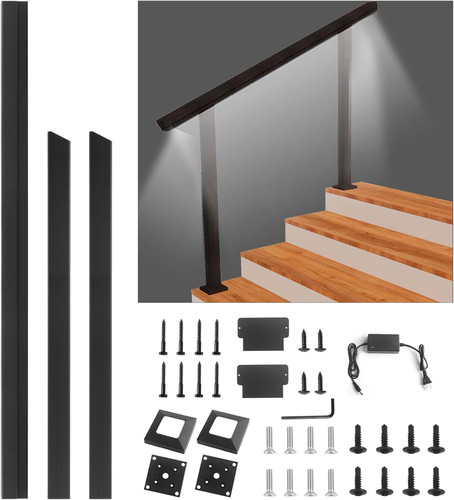 Led outdoor stair railing kit - led,