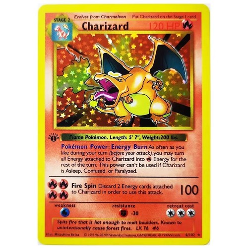 1996 1st edition - 1st, charizard