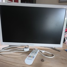 Samsung UE22H5610AK- 22" SMART FULL HD TV - Remote, stand, power cable - White