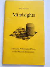 MINDSIGHTS by Doug Dyment - SIGNED - Mind Reading Mentalism Magic Trick Book