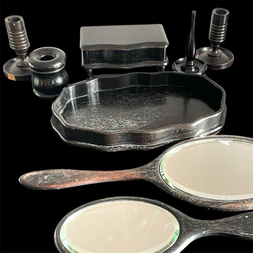 Antique real ebony dressing - antique,